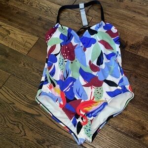 Joy Lab Floral One Piece Swimsuit